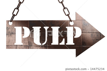 pulp word on metal pointer pulp word on metal pointer 14475234