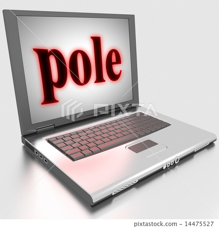 pole word on laptop pole word on laptop 14475527
