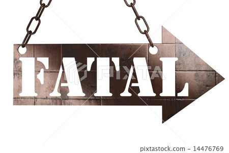 fatal word on metal pointer 14476769