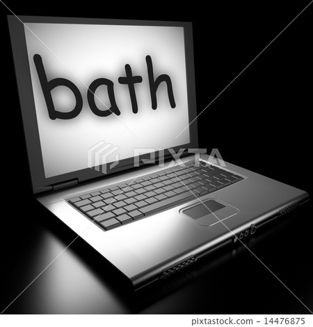 bath word on laptop bath word on laptop 14476875