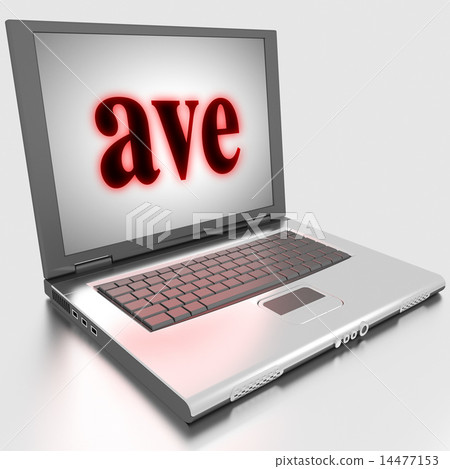ave word on laptop ave word on laptop 14477153