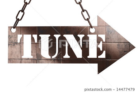 tune word on metal pointer 14477479