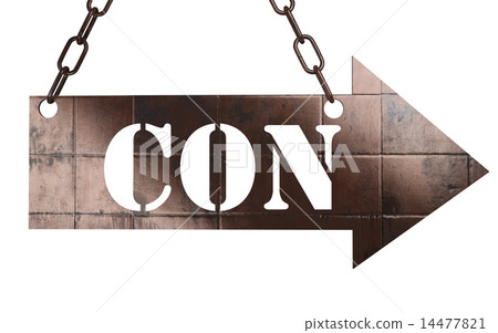 con word on metal pointer 14477821