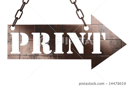print word on metal pointer 14478019
