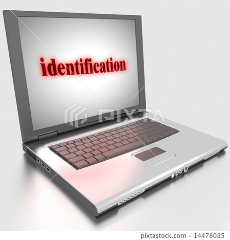 identification word on laptop identification word on laptop 14478085