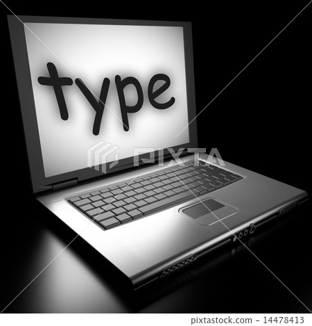 Word on laptop 14478413