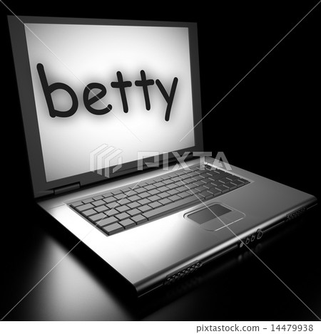 betty word on laptop 14479938