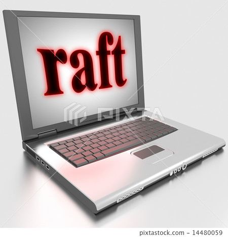 raft word on laptop 14480059
