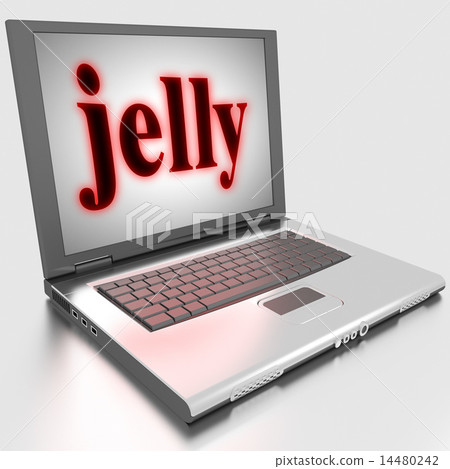 jelly word on laptop jelly word on laptop 14480242