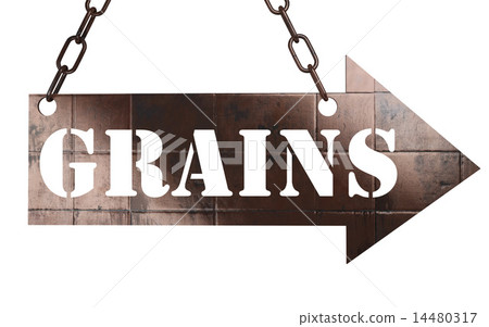 grains word on metal pointer grains word on metal pointer 14480317