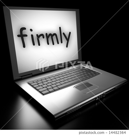 firmly word on laptop firmly word on laptop 14482364