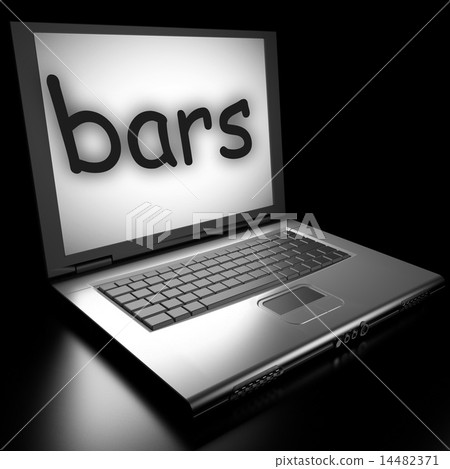 bars word on laptop bars word on laptop 14482371