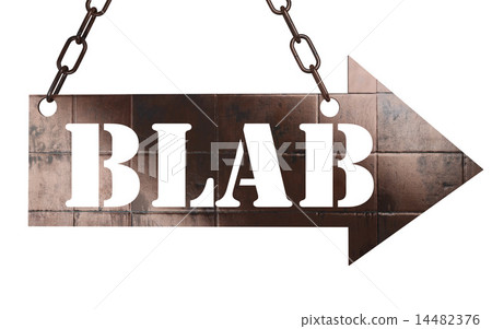 blab word on metal pointer blab word on metal pointer 14482376
