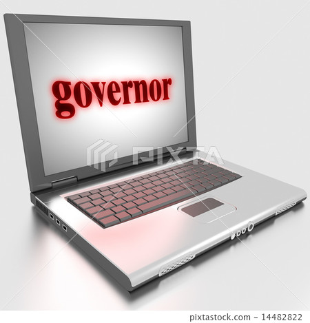 governor word on laptop governor word on laptop 14482822