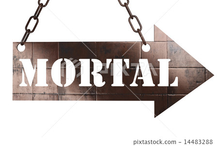 mortal word on metal pointer 14483288