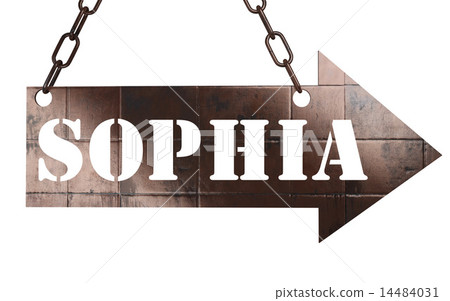 Sophia word on metal pointer Sophia word on metal pointer 14484031