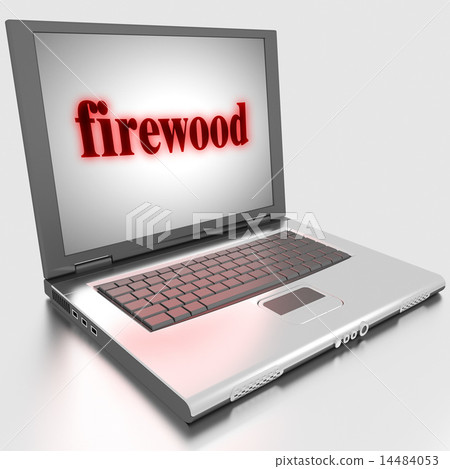 firewood word on laptop firewood word on laptop 14484053