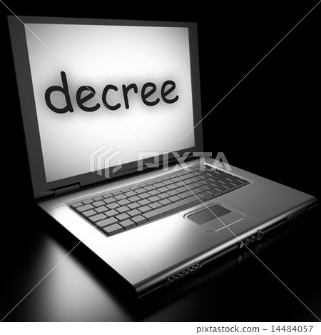decree word on laptop decree word on laptop 14484057