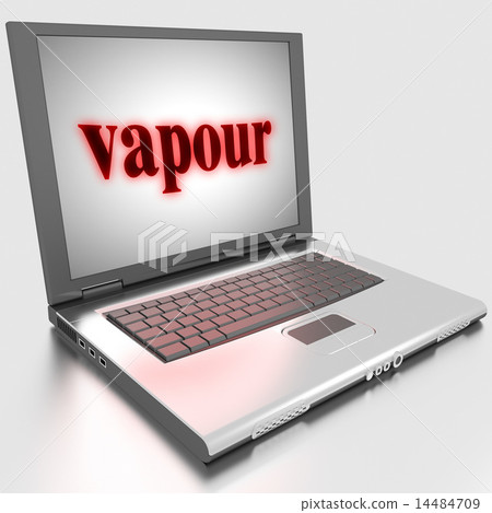 vapour word on laptop vapour word on laptop 14484709