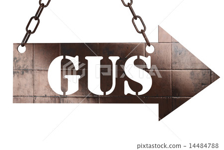 gus word on metal pointer 14484788