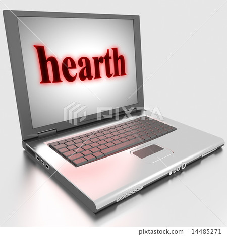 hearth word on laptop 14485271