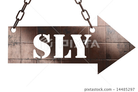 sly word on metal pointer 14485297