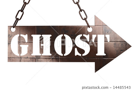 ghost word on metal pointer 14485543