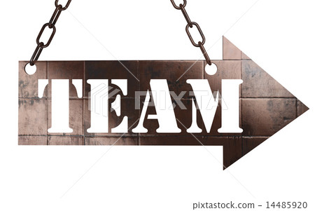 team word on metal pointer team word on metal pointer 14485920