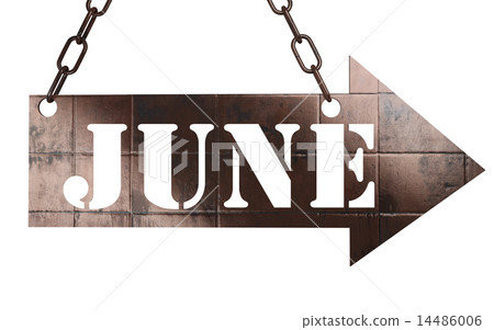 June word on metal pointer June word on metal pointer 14486006