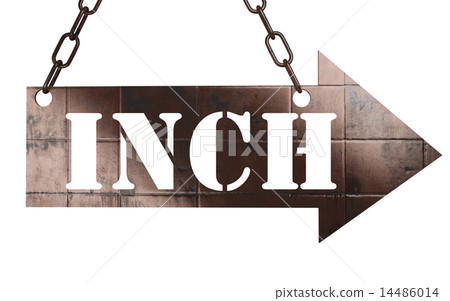 inch word on metal pointer 14486014