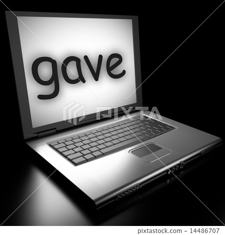 gave word on laptop gave word on laptop 14486707