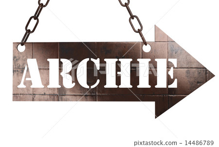 archie word on metal pointer archie word on metal pointer 14486789