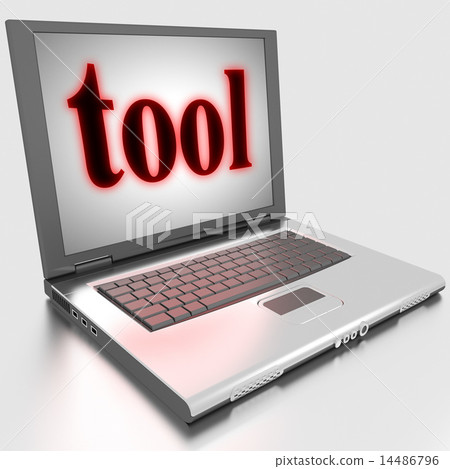 tool word on laptop tool word on laptop 14486796
