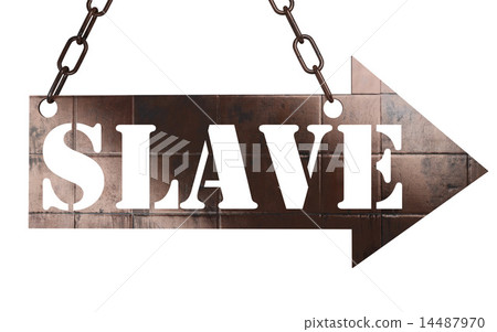 slave word on metal pointer 14487970