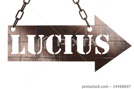 lucius word on metal pointer 14488697