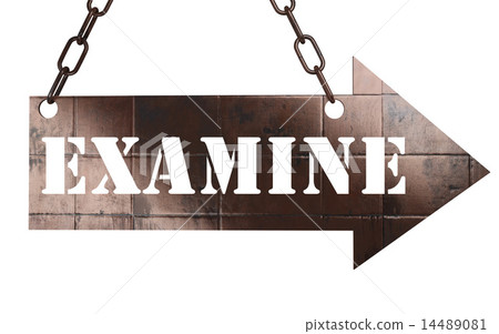 examine word on metal pointer examine word on metal pointer 14489081
