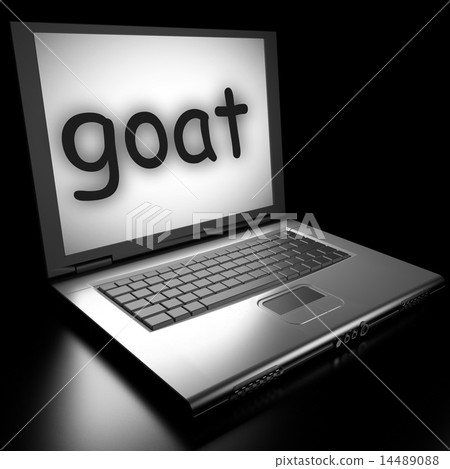 goat word on laptop 14489088