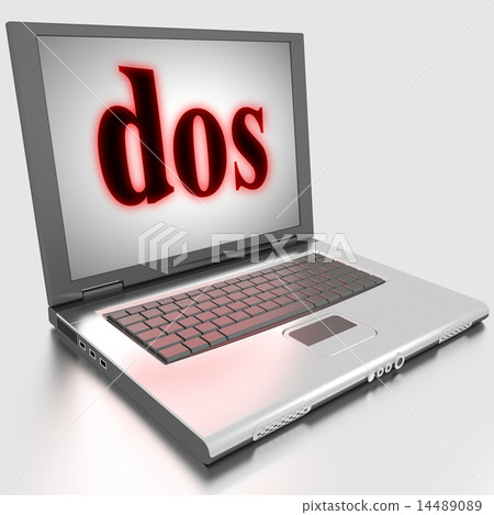 dos word on laptop 14489089