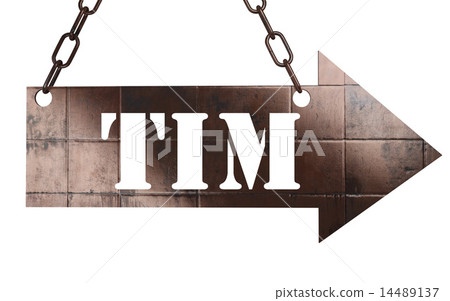 tim word on metal pointer - Stock Illustration [14489137] - PIXTA