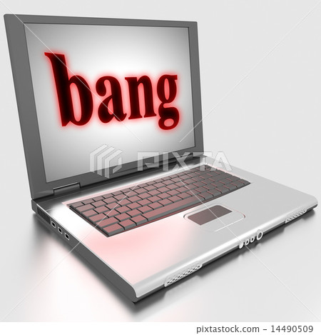 bang word on laptop bang word on laptop 14490509