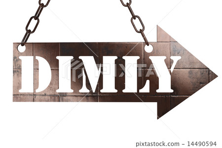 dimly word on metal pointer dimly word on metal pointer 14490594