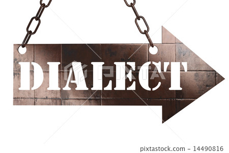 dialect word on metal pointer dialect word on metal pointer 14490816