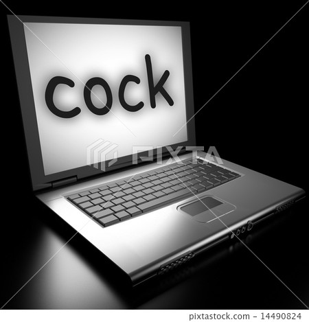 cock word on laptop cock word on laptop 14490824