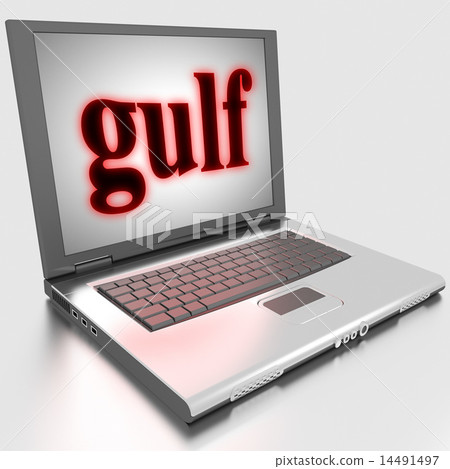 gulf word on laptop gulf word on laptop 14491497