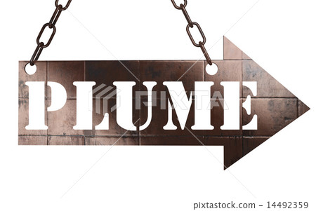 plume word on metal pointer plume word on metal pointer 14492359