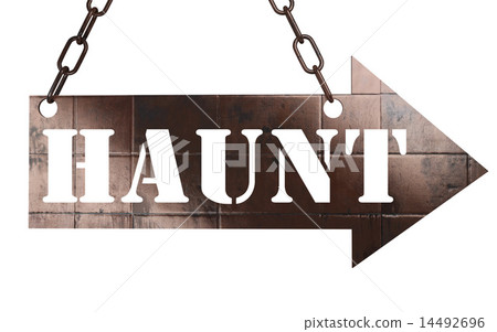 haunt word on metal pointer haunt word on metal pointer 14492696