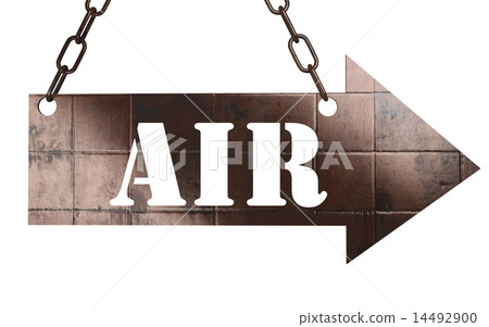 air word on metal pointer 14492900