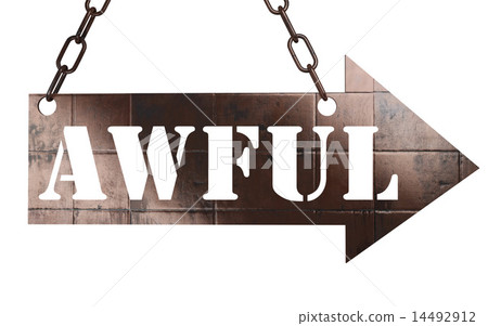 awful word on metal pointer awful word on metal pointer 14492912