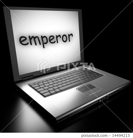 emperor word on laptop 14494213