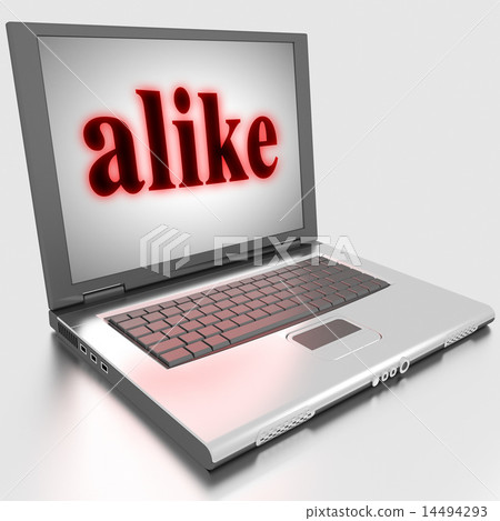 alike word on laptop alike word on laptop 14494293